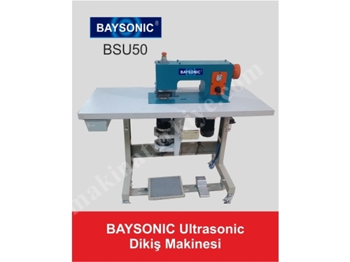 Ultrasonik Dikiş Makinesi 50 Mm Çalışma Genişliği - Baysonic Bsu50 