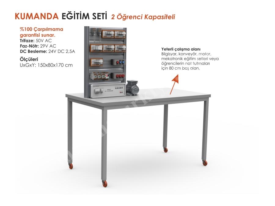 Kumanda Eğitim Seti 2 Öğrenci Kapasiteli