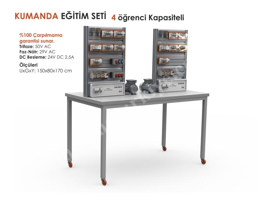 Kumanda Eğitim Seti 4 Öğrenci Kapasiteli