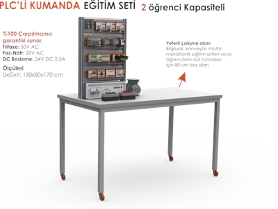 Plc'Li Kumanda Deney Seti 2 Öğrenci Kapasiteli  - 0