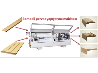 Bombeli L Pervaz Yapıştırma Makinası - Hizmet Him - Lmd 3520  - 0