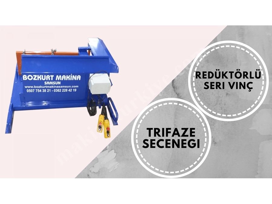 Redüktörlü Seri Vinç 500 Kg 