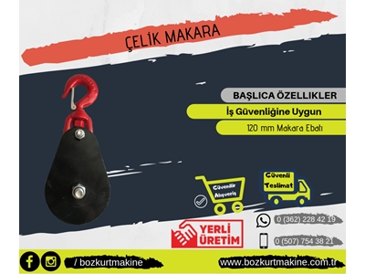 İş Güvenlikli Çelik İnşaat Makarası  - 0