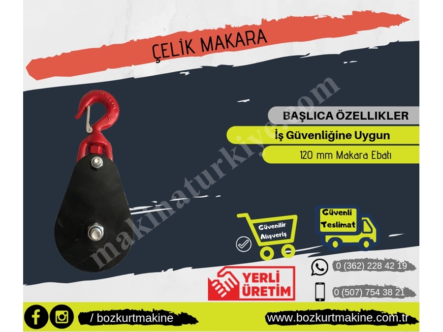 İş Güvenlikli Çelik İnşaat Makarası 