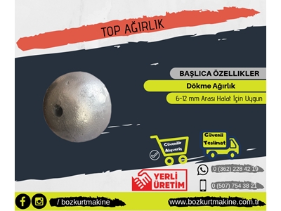 Dökme Ağırlık - Top Ağırlık  - 0