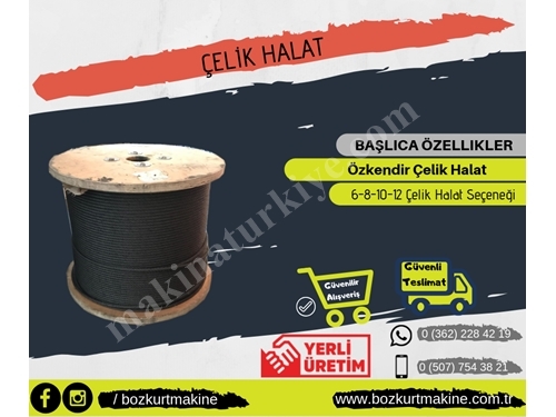 Çelik Gırgır Vinç Halatı 