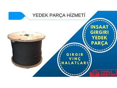 Çelik Gırgır Vinç Halatı  - 1