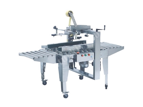 Yarı Otomatik Koli Bantlama Makinası Yan Çekerli İnox 20 Koli/Dakika - Doruk Ambalaj Drb 5050S 