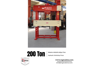 200 Ton Motorlu Hidrolik Atölye Presi - 0
