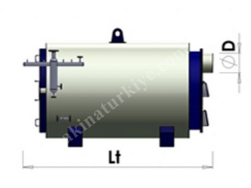 SBBJ 300 Spiral-Wasserrohr 300 kg/h Dampferzeuger