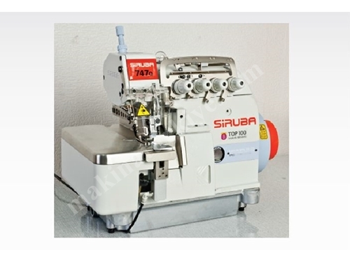 747Q 514M5 23/BKS (4 Thread) Semi-Automatic Overlock Sewing Machine