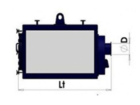 ÜRK-125 Counter Pressure 125000 Kcal / Hour Hot Water Boiler - 2