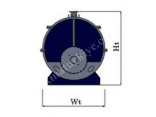(SSK-840) 840.000 Kcal/Hour Scotch Type 3-Pass Hot Water Boiler