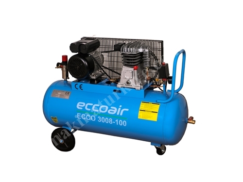 ECCO 3008 100 (100 Litre) Pistonlu Hava Kompresörü 