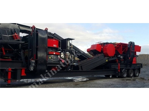 132 kW 210 mm Feed Mobile Crusher Plant