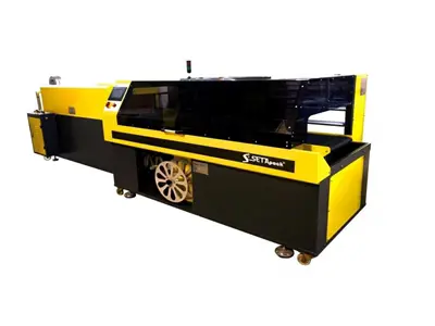 350 x 150 Mm 100 Pack/Minute Fully Automatic Shrink Machine