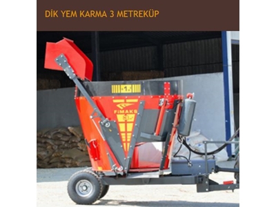 3 M³ Yem Karma Makinası Dik - Fimaks Fmv 3S 