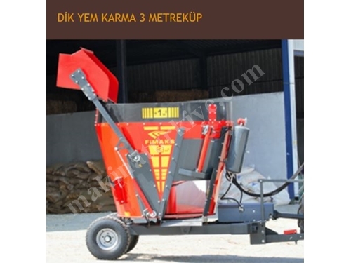 3 M³ Yem Karma Makinası Dik - Fimaks Fmv 3S 