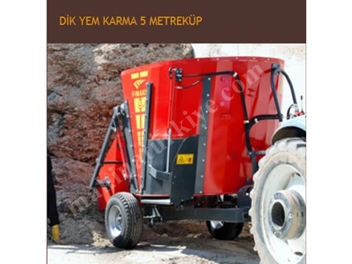5 M³ Yem Karma Makinası Dik - Fimaks Fmv 5S 
