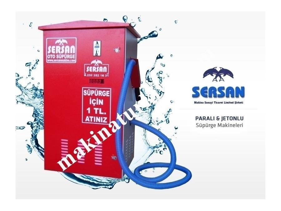 Paralı Ve Jetonlu Araç Köpük Makinası 100 Litre - Sersan 