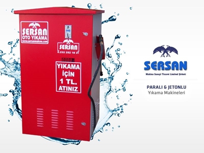 Paralı Ve Jetonlu Araç Köpük Makinası 100 Litre - Sersan 