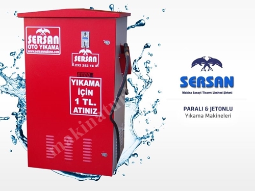 Paralı Ve Jetonlu Araç Köpük Makinası 100 Litre - Sersan 