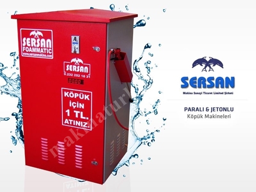 Jetonlu Ve Paralı Araç Yıkama Süpürgesi 70 Litre - Sersan 