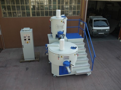 150 Kg Pvc Mikser Makinası Dikey Tip Soğutucu  - 2