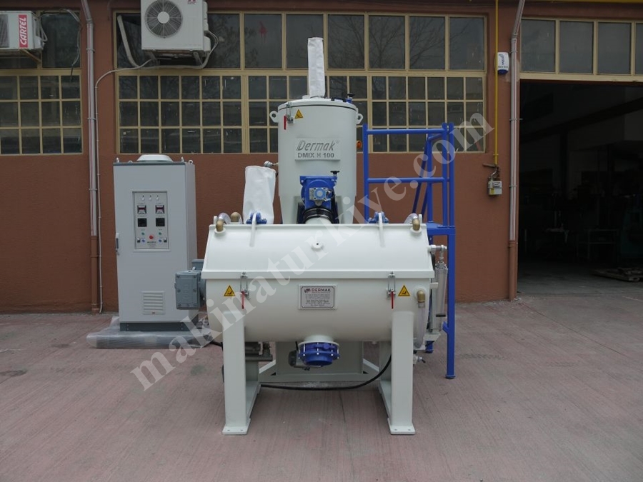 200 Kg (Yatay Tip Soğutucu) Pvc Mikser 