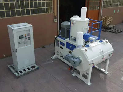 400 Kg (Yatay Tip Soğutucu) Pvc Mikser