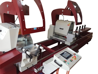 Machine de coupe automatique à double tête pour profilés aluminium et PVC de 450 mm - Atech Zigma - 2