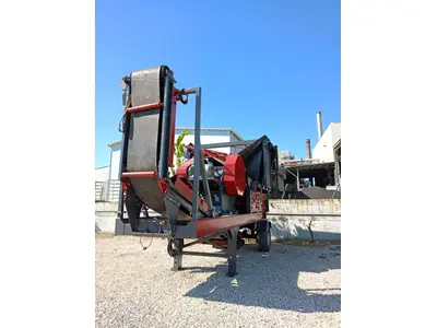 20-80 Ton / Saat 60'Lık Mobil Kırma Eleme Tesisi 