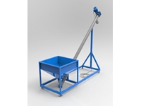 Шнековый транспортер для пластиковых материалов диаметром 80 мм (30-50 литров/минуту) - 1