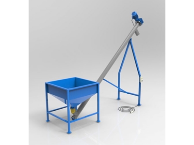 125 mm (90-160 Litre/Minute) Plastic Raw Material Transfer Screw Conveyor - 1