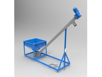 Пластиковый шнековый транспортер для сырья диаметром 125 мм (90-160 литров / минуту) - 0