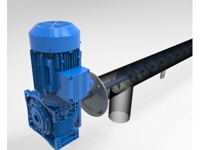 125 mm (90-160 Litre/Minute) Plastic Raw Material Transfer Screw Conveyor - 6