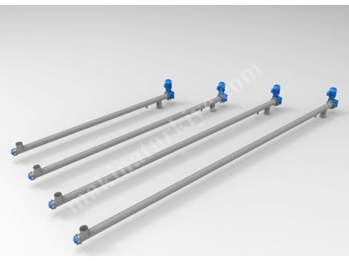 125 mm (90-160 Litre/Minute) Plastic Raw Material Transfer Screw Conveyor