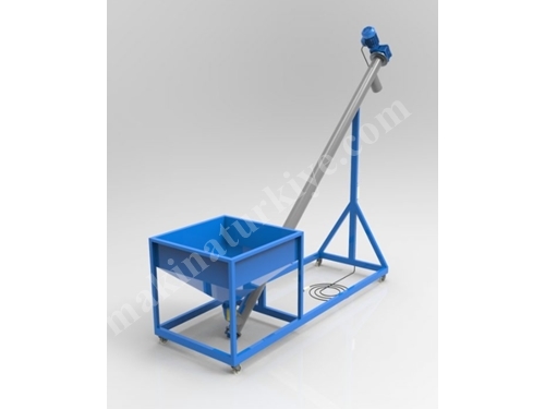 Пластиковый шнековый транспортер для сырья диаметром 150 мм (160-280 литров / ми...