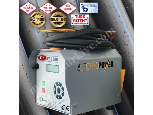 İçme Suyu Borusu Elektrofüzyon Kaynak Makinası 20-1600 Mm