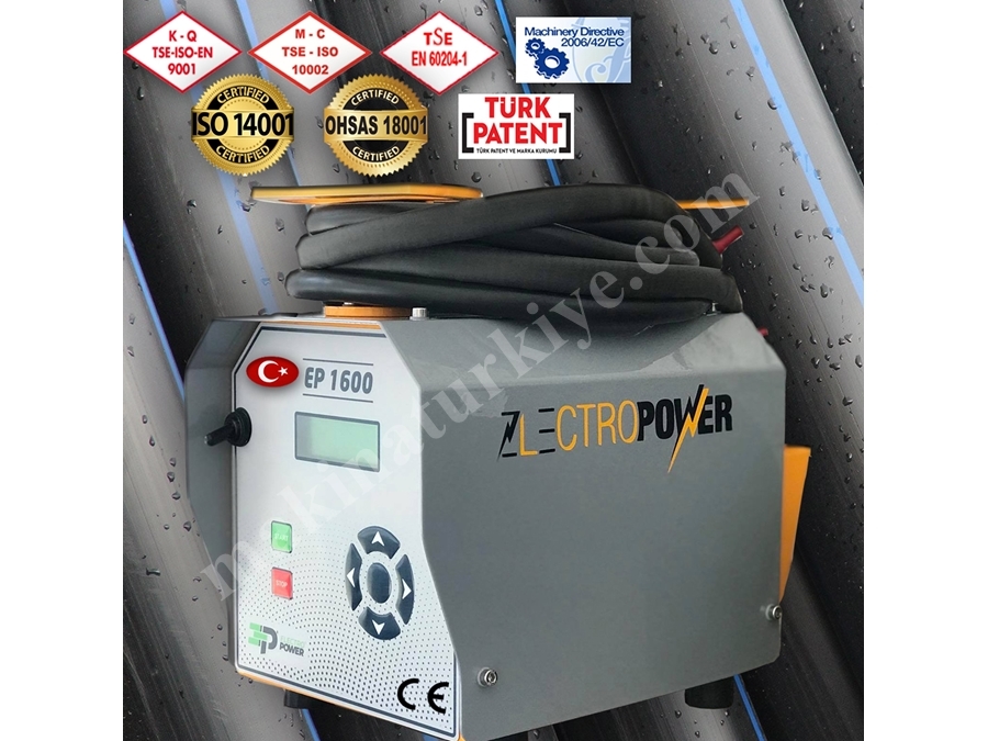 Sulama Borusu Elektrofüzyon Kaynak Makinası 20-1600 Mm
