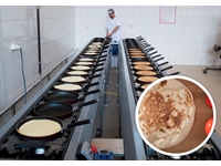 900 Adet/Saat Bazlama Pişirme Hattı 