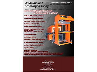 Yarı Otomatik Polietilen Shrink Makinası 5-7 Paket/Dk - 1