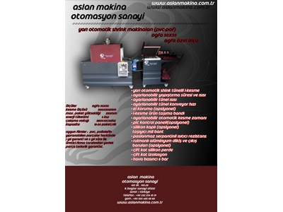 Yarı Otomatik L Kesim Shrink Makinası 10-20 Paket/Dk Agfa 50X50 - 1
