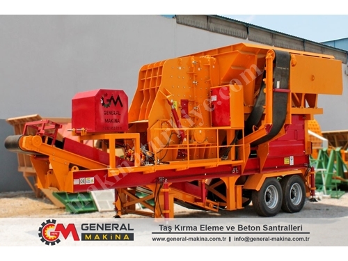 120-180 Ton / Hour Mobile Secondary Impact Crushing Plant