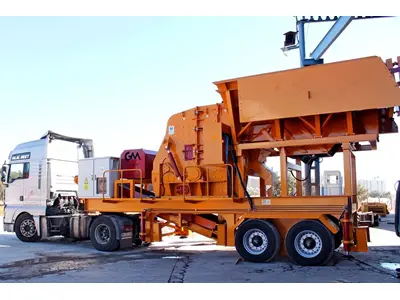 120-180 Ton / Hour Mobile Secondary Impact Crushing Plant