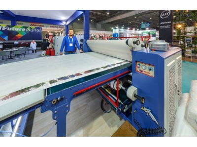 1800 mm Parça Metraj Kumaş Kağıt Transfer Süblimasyon Baskı Makinesi - 3