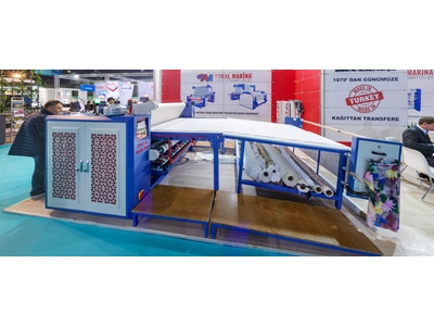 1800 mm Parça Metraj Kumaş Kağıt Transfer Süblimasyon Baskı Makinesi - 4