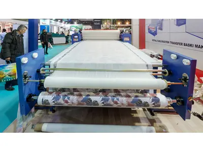 1800 mm Piece Metering Fabric Paper Transfer Sublimation Printing Machine