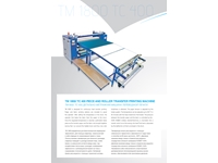 TM-1800 / TC-400 Transfer Baskı Makinası - Parça Metraj Kağıt Süblimasyon Kalender Makinası - 2