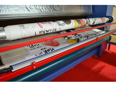 1900 mm Parça ve Metraj Kumaş Kağıt Transfer Süblimasyon Baskı Makinesi - 14